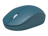 PORT Connect Collection - Mus - höger- och vänsterhänta - optisk - 3 knappar - trådlös - 2.4 GHz - USB / USB-C trådlös mottagare - saphir 900545