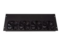 Middle Atlantic BGR Series - Fläktbricka för stativ - 276 CFM, for the European Union BGR-276FT-K-EU