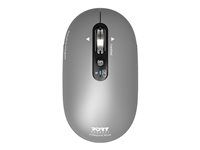 PORT Connect Professional PURE - Mus - laddningsbar - optisk - 4 knappar - trådlös - 2.4 GHz, Bluetooth - trådlös USB-mottagare 910009