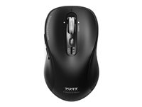 PORT Connect - Mus - expert, rechargeable - optisk - 6 knappar - trådlös - 2.4 GHz, Bluetooth - USB/USB-C trådlösa mottagare 900707C
